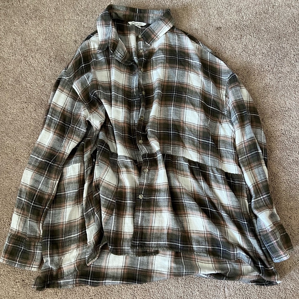 plaid american eagle flannel